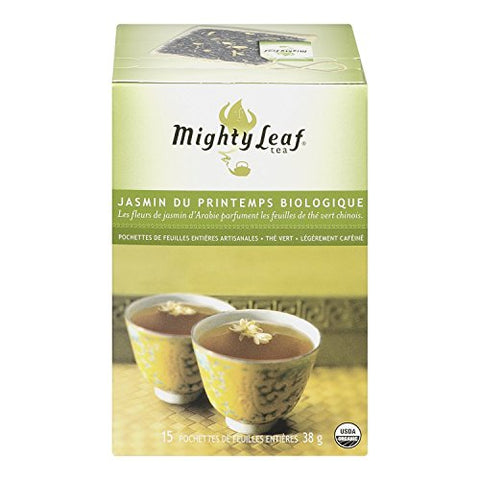Mighty Leaf Organic Spring Jasmine Tea 15ct