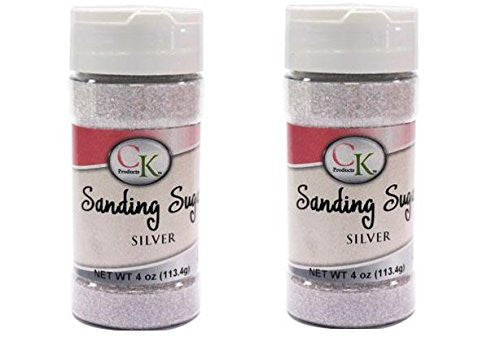 CK Products Sanding Sugar - Silver (4 oz)