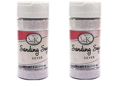 CK Products Sanding Sugar - Silver (4 oz)