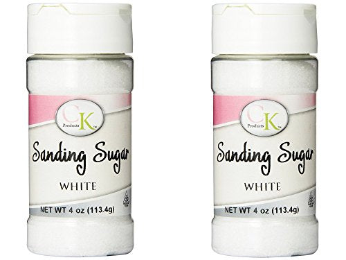 White Sanding Sugar 4 oz