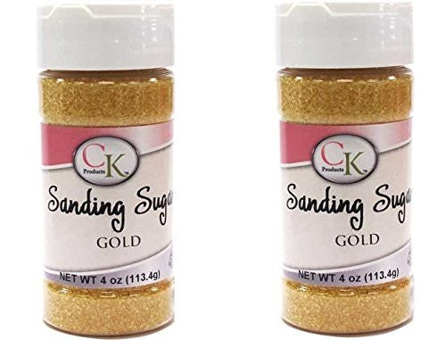 CK Products Sanding Sugar - Gold (4 oz)