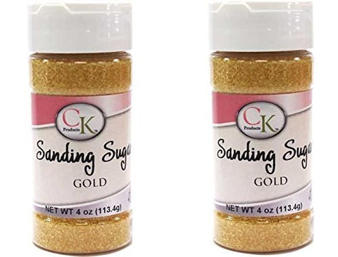 CK Products Sanding Sugar - Gold (4 oz)