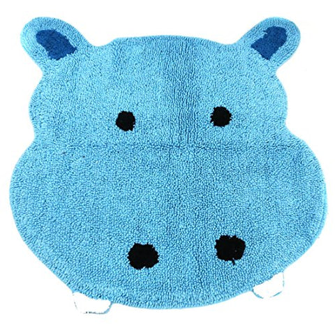 Bathroom Rug Safari Tufted Blue Hippo (not in pricelist)