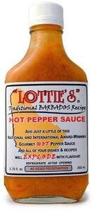 Lottie's Traditional Barbados Yellow Hot Pepper Sauce 6.75 oz