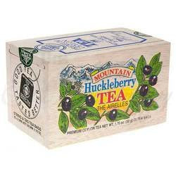 Mountain Huckleberry Tea in Wood Box - 25 Tea Bags