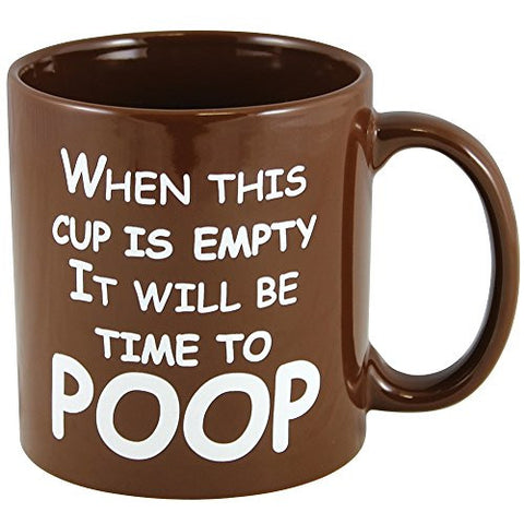 Time To Poop Mug 22oz