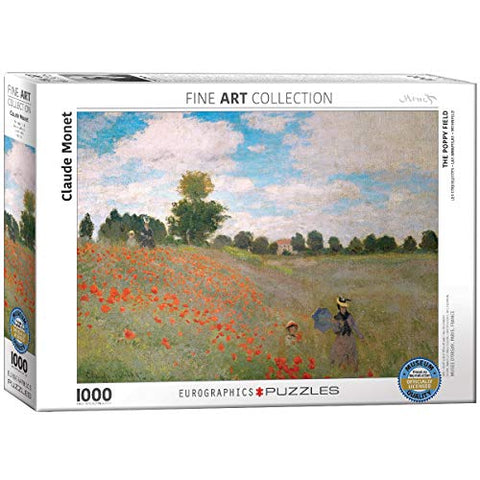The Poppy Field - 1000 Piece Puzzle