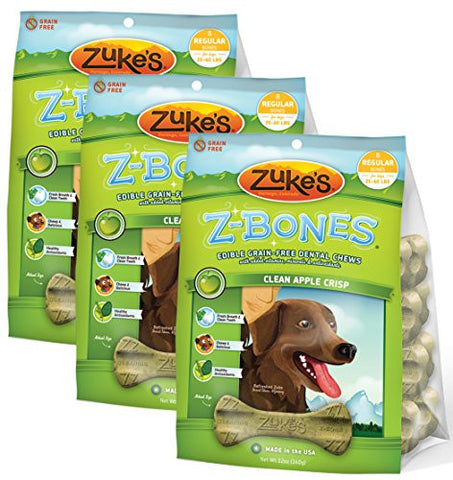 Z-Bone Clean Apple Crisp Regular 8ct