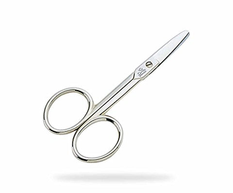 Omnia Line - Baby Nail Scissors with Curved Blade, 7.5 cm