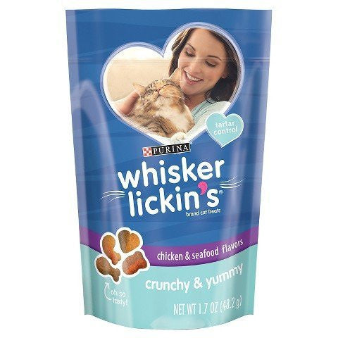 Whisker Lickin’s Crunchy Liver/Chicken/Seafood 1.7 oz
