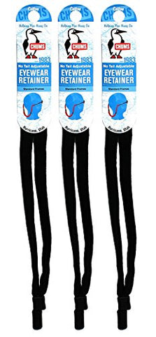 Eyewear Retainers, Cotton No Tail Adjustment,   Black