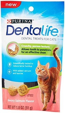 Dentalife Cat Snacks Salmon Flavor 1.8 oz