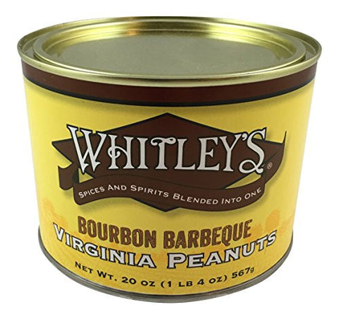 Whitley's - Bourbon Barbeque Peanuts, 20 oz. Tins