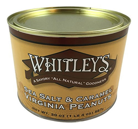 Whitley's - Sea Salt & Caramel Peanuts, 20 oz. Tins