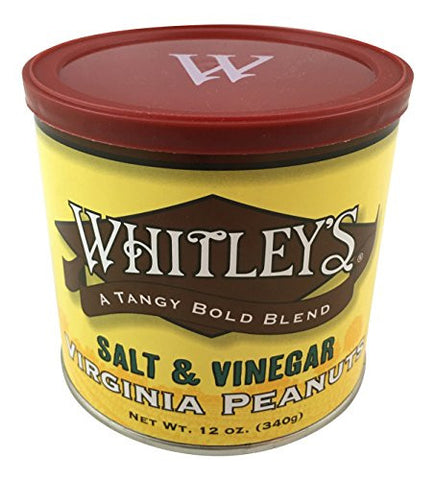 Whitley's - Salt & Vinegar Peanuts, 12 oz. Tins