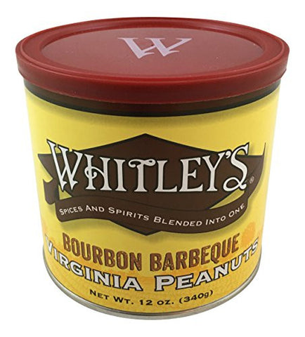 Whitley's - Bourbon Barbeque Peanuts, 12 oz. Tins