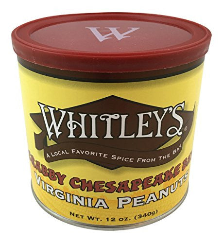 Whitley's - Crabby Chesapeake Bay Peanuts , 12 oz. Tins