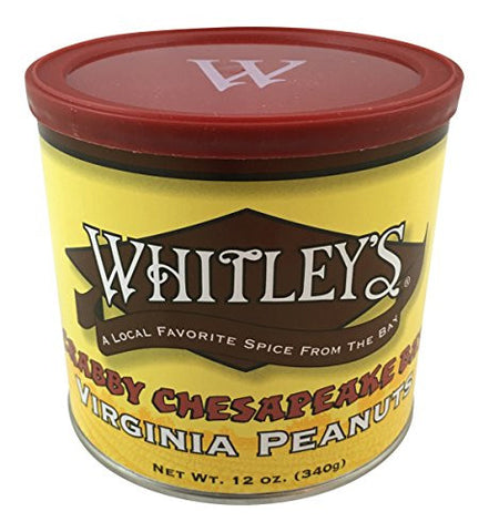 Whitley's - Crabby Chesapeake Bay Peanuts , 12 oz. Tins