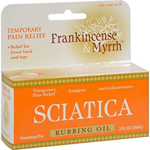 Frankincense & Myrrh - 2 oz Sciatica Oil