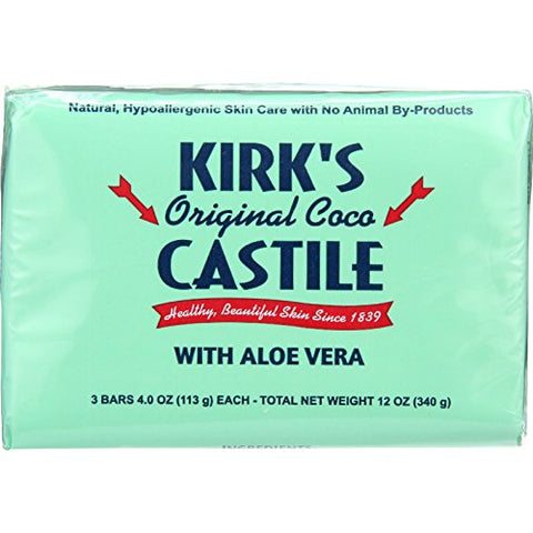 Kirk's - 4 oz Castile Bar Soap w/ Aloe