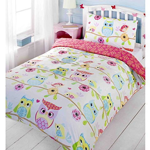 Generic Duvet Cover Junior Owl & Friends - 120cm x 150cm Pillowcase size: 40cm x 60cm
