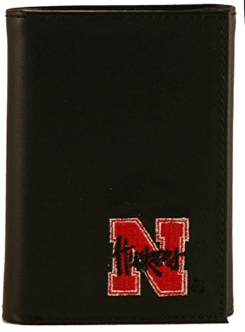 Men's Tri-Fold Wallet, Nebraska, 4.5" H x 3.25" L