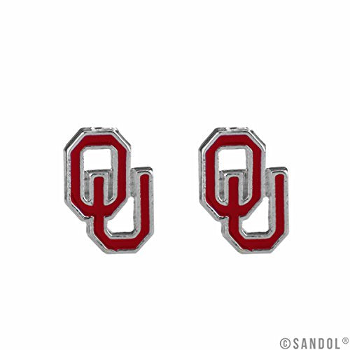 Logo Stud Earrings, Oklahoma