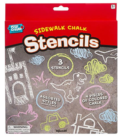 Sidewalk Chalk Stencils - City