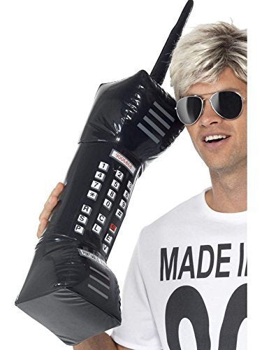 Inflatable Retro Mobile Phone, Black (76cm, in Display Pack)
