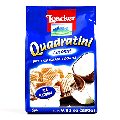 Loacker Coconut Quadratini Wafers, 8.8 oz.