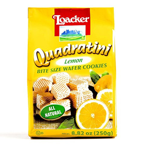 Loacker Quadratini Lemon Wafer Cubes, 8.8 oz