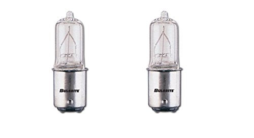 Single Ended - Double Contact Bayonet T4 Halogen Bulb, BA15D, 50W/120V, Clear