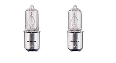 Single Ended - Double Contact Bayonet T4 Halogen Bulb, BA15D, 50W/120V, Clear