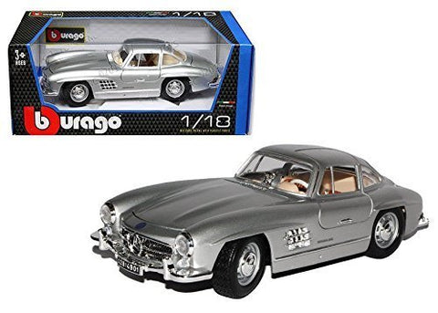 Burago - 1/18 - Mercedes Benz - 300 SL Coupe (W198) 1954