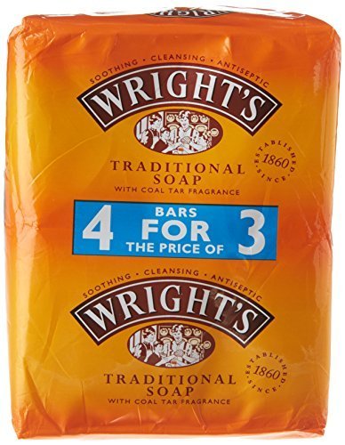 Wrights Coal Tar Soap 125g 4 Pack