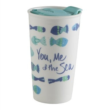 The Sea Travel Mug with Infuser, Blue
