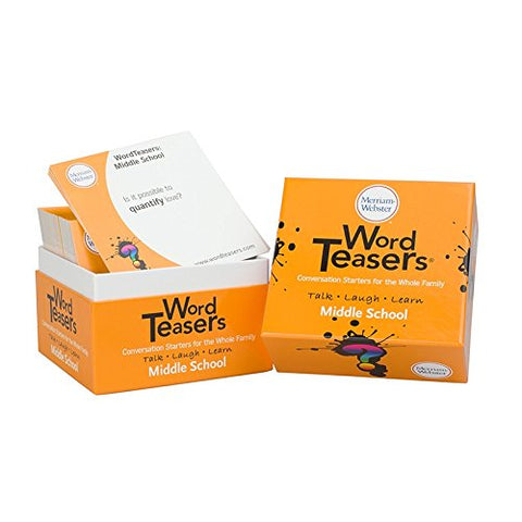 WordTeasers Classic Deck: Middle School, 6x6x3