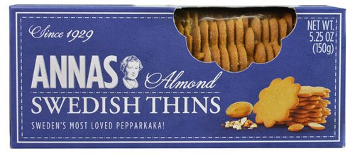Annas Swedish Almond Cinnamon Thins, 5.25 oz