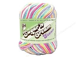 Lily Sugar'n Cream Yarn - Scents Fleur De Lavender 95 Yards 2 OZ