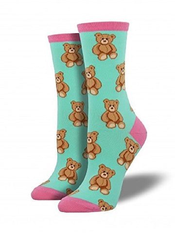 Women's Beary Sweet Socks, Wintergreen
