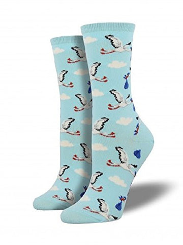 Women's Special Delivery Socks, Air Blue