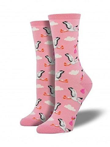 Women's Special Delivery Socks, Pink