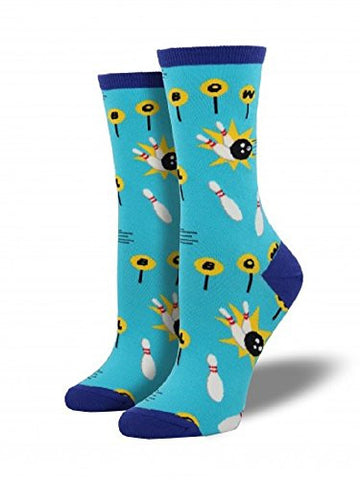 Women's Spare Time Socks, Bright Blue