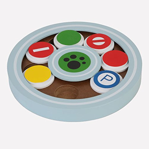 Interactive Fun IQ Puzzle for Dogs, Cats and Pets Food Treated Wooden Toy Game