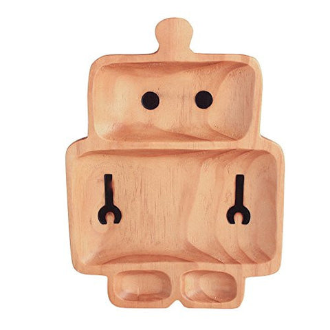 Petits Et Maman Kids Plate Robot
