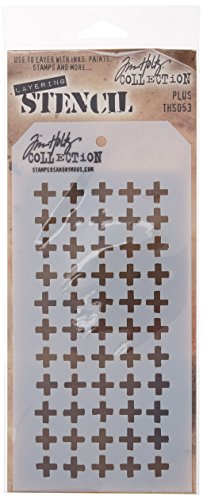 Stampers Anonymous Tim Holtz Layering Stencil - Plus