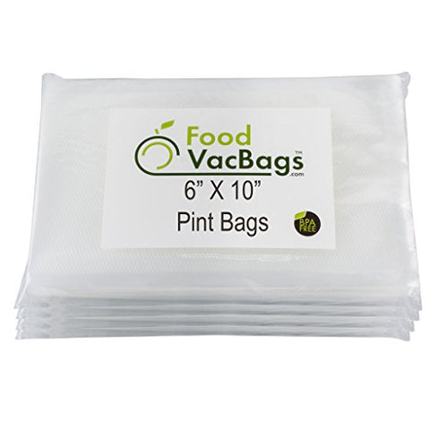6" X 10" Pint Bags, 100 Packs