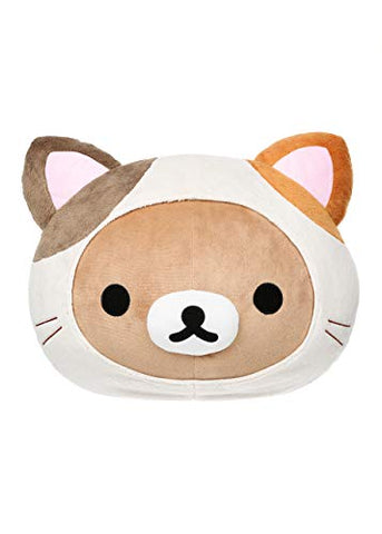 Rilakkuma San-X Rilakkuma Cat Head Pillow Plush