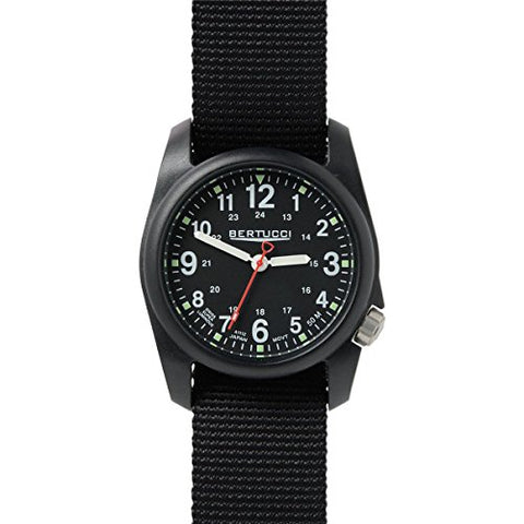 Dx3 Field, 40mm 7/8" 1.5oz, Black Dial Black Band