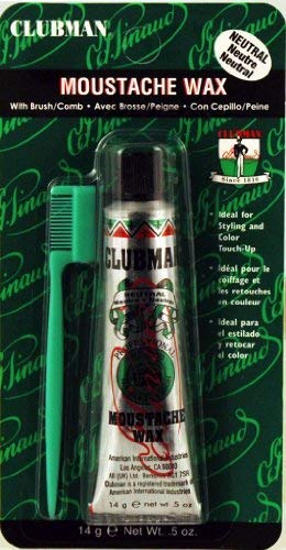 Clubman Moustache Wax, Neutral 5 oz